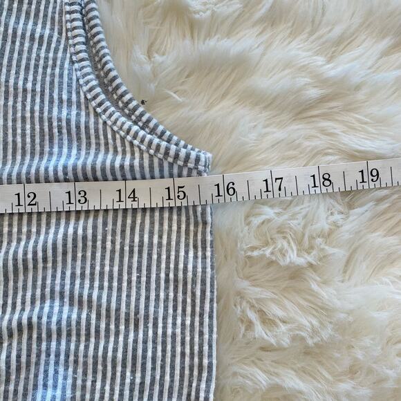 Caution To The Wind Striped Tank Top Front Tie Sleeveless Small - Picture 6 of 6